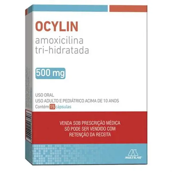 Ocylin 500Mg 15Caps (Ac) - Multilab - 7896004785615