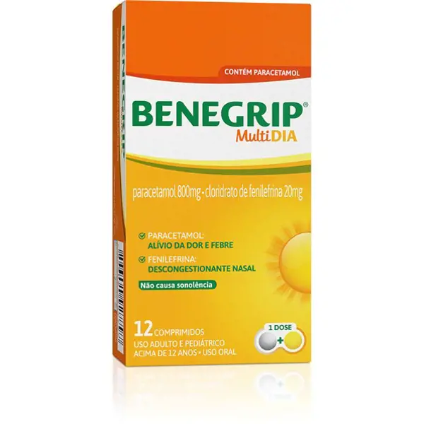 Benegrip Multi Dia 12Cpr - Hypera - 7896094927797