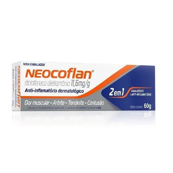 Neocoflan 11,6Mg Gel Topico 60G - Neo Quimica - 7896714230030