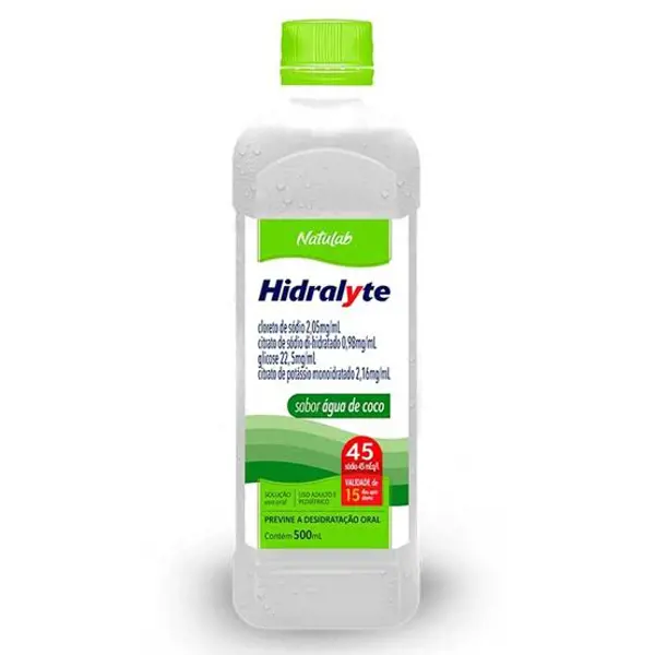 Hidralyte 45 Coco 500Ml - Natulab - 7898133139253