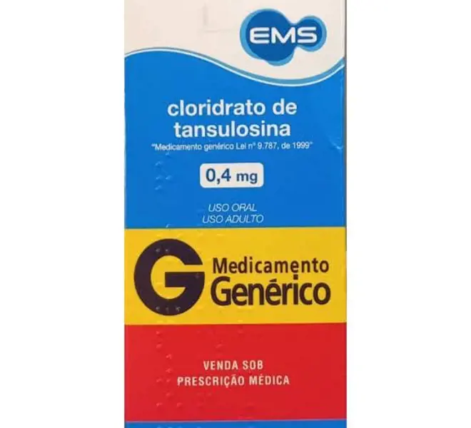 Tansulosina 0,4Mg 20Cpr Rev Lib Prol - Ems Generico - 7896004752112