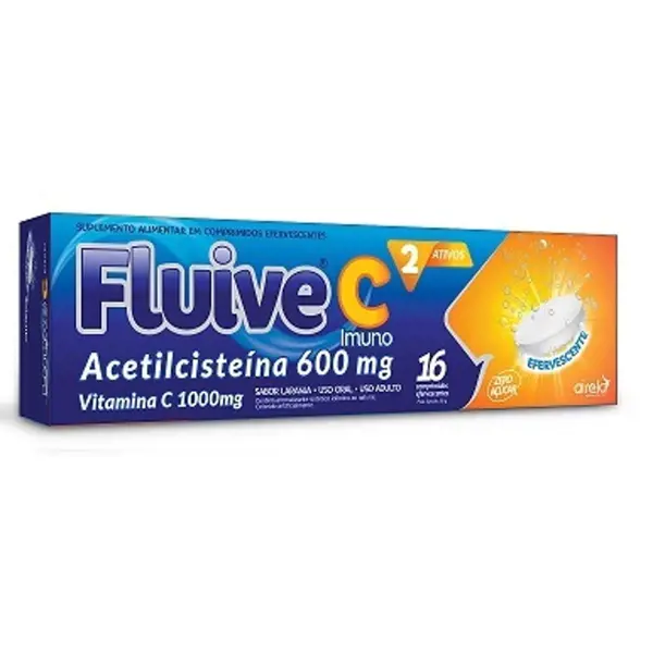 Fluive C Imuno 16Cpr Eferv - Airela - 7894164008964