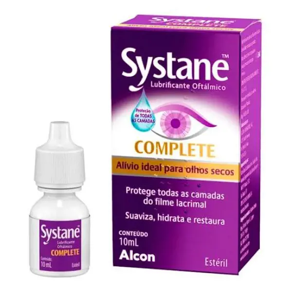 Systane Complete 10Ml - Alcon Brasil Cuid Com A Saude - 300651481198