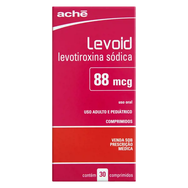 Levoid 88Mcg 30Cpr (L) - Ache - 7896658008801