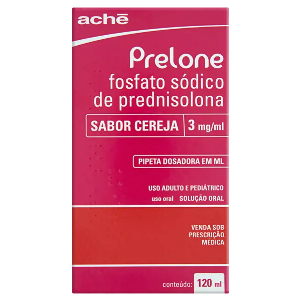 Prelone 3Mg Sol Oral 120Ml - Ache - 7896658009532