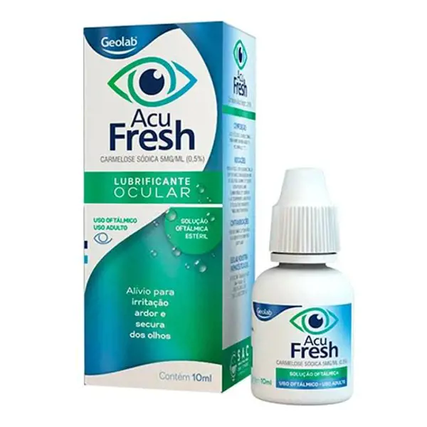 Colirio Acu Fresh 5Mg/Ml Sol Oft 10Ml - Geolab - 7899095244771