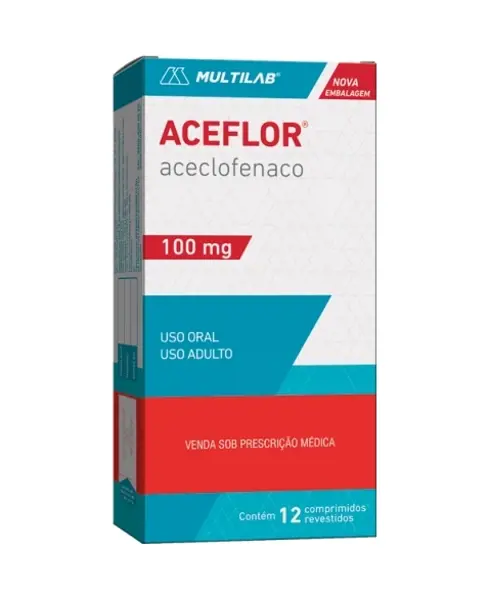 Aceflor 100Mg 12Cpr Rev - Multilab