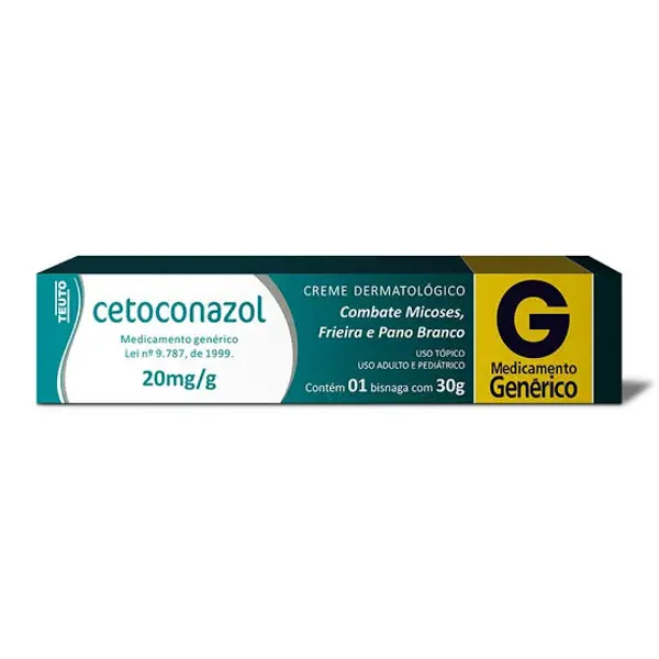 Cetoconazol 20Mg/G Cr Derm 30G - Teuto - 7896112101635