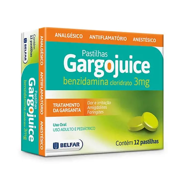 Gargojuice 3Mg 12Past - Belfar - 7897917000314