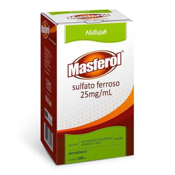 Masferol 25Mg/Ml Sol Oral 100Ml - Natulab - 7898133134999