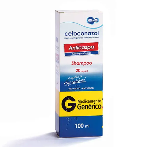 Cetoconazol Shampoo 20Mg/G 100Ml - Ems Generico - 7896004700984