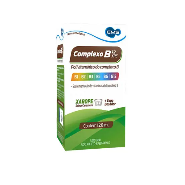 Complexo B12 Xpe 120Ml - Ems Marcas - 7896004772318