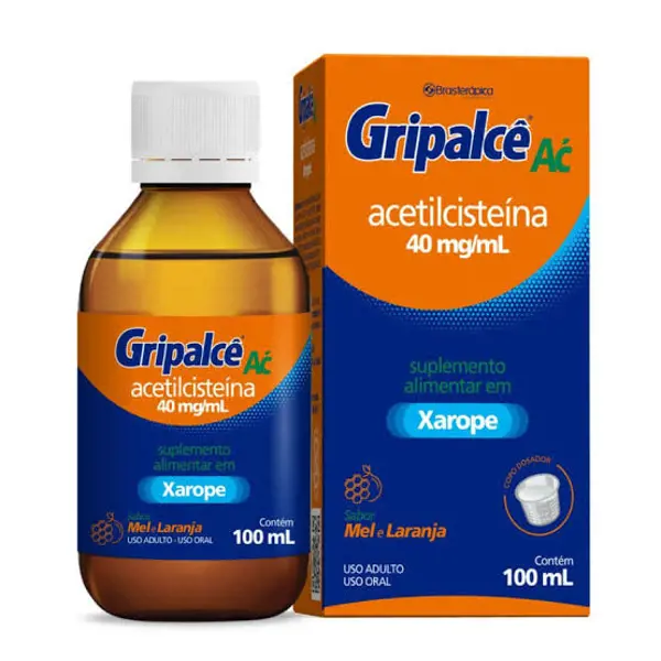 Gripalce Acetilcisteina 40Mg/Ml 100Ml - Brasterapica