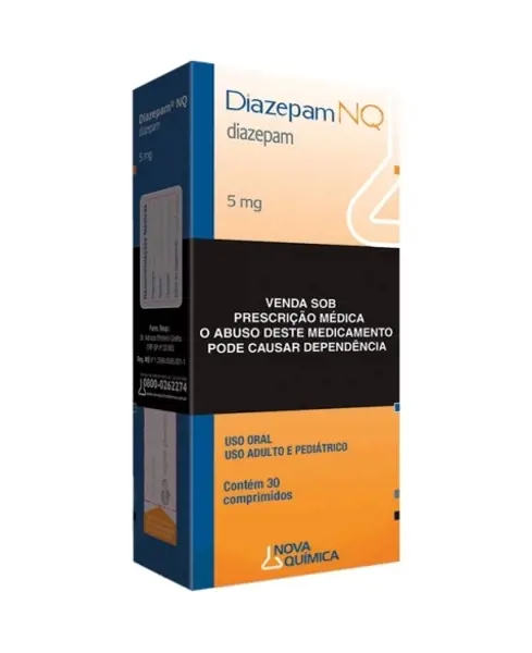 Diazepam 5Mg 30Cpr (B1) - Multilab - 7895296411011