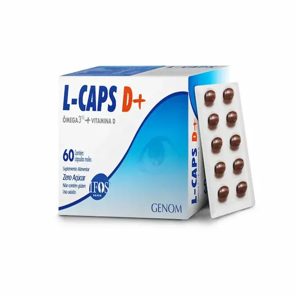 L-Caps D+ 60Caps - Genom - 7896006218982