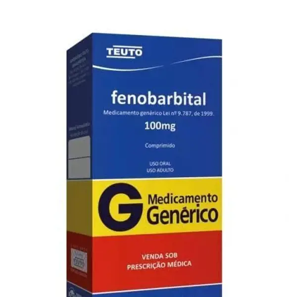 Fenobarbital 100Mg 20Cpr (B1) - Teuto - 7896112125358