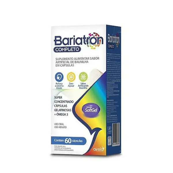 Bariatron Az+Omega 3 1.000Mg 60Caps - Airela - 7894164008360