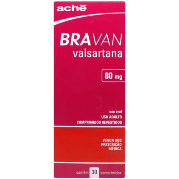 Bravan 80Mg 30Cpr (L) - Ache - 7896658016653