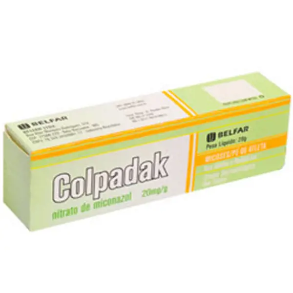 Colpadak 20Mg Cr Derm 28G - Belfar - 7897917004398