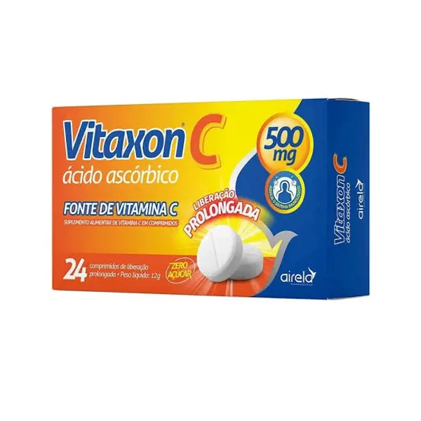 Vitaxon C Acao Prolongada 24Cpr - Airela - 7894164006175