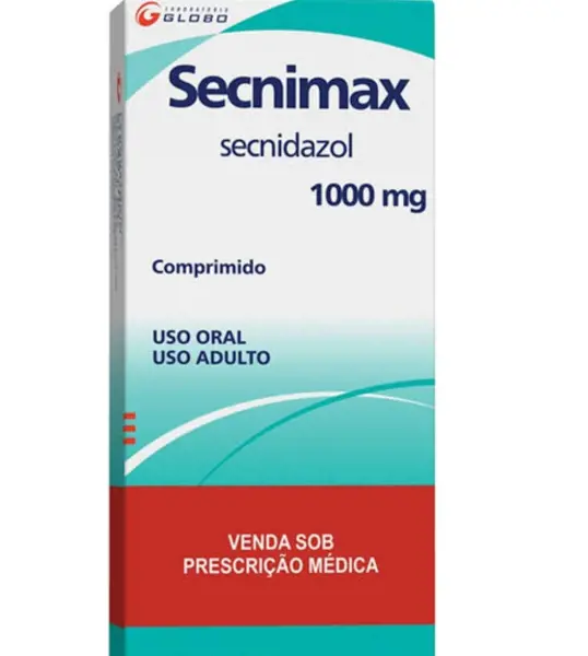 Secnimax 1000Mg 2Cpr - Globo - 7898060138220