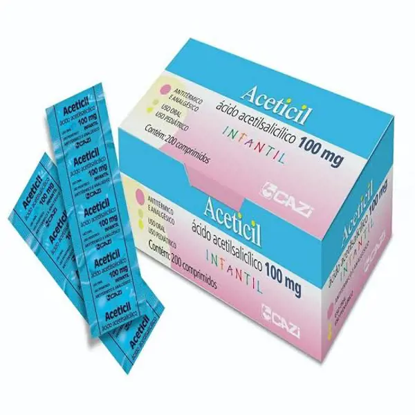 Aceticil Inf 100Mg 200Cpr - Cazi Distrimax - 7893736007527