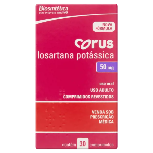 Corus 50Mg 30Cpr (L) - Ache - 7896181920410