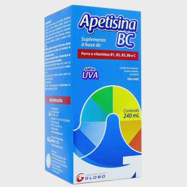 Apetisina Sol Oral Uva 240Ml - Globo - 7899620910584