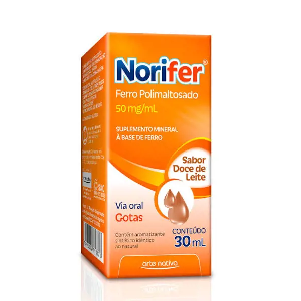 Norifer Gts 30Ml - Arte Nativa - 7898277713173