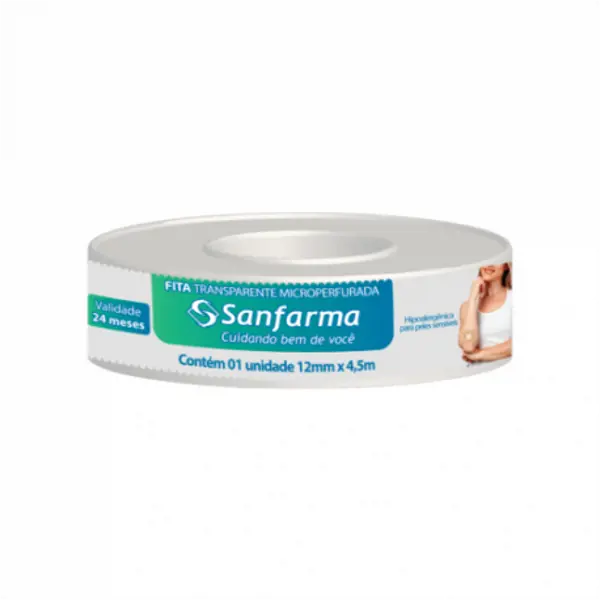 (F/H) Fita Microporosa 12Mmx4,5M Microperfurada - Sanfarma - 7898108640432