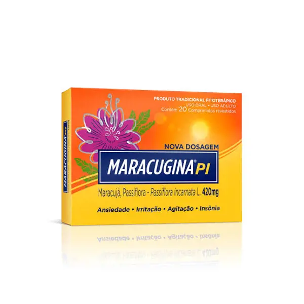 Maracugina Pi 420Mg 20Cpr Rev - Hypera - 7896094907119