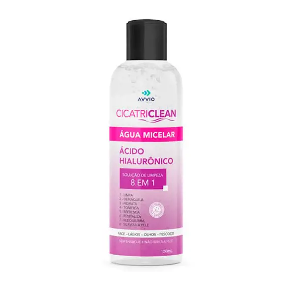 Agua Micelar Cicatriclean 120Ml - Avvio Industria - 7898719040492