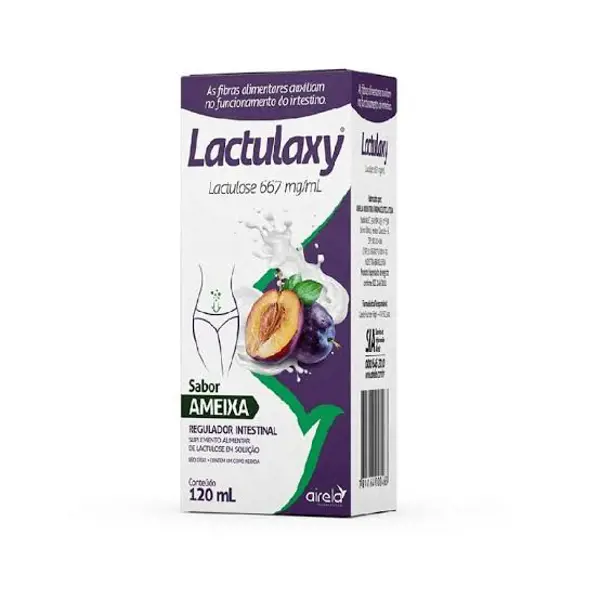 Lactulaxy Ameixa Sol Oral 120Ml - Airela - 7894164005925