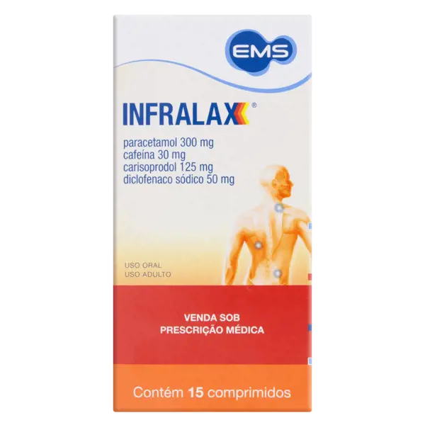 Infralax 15Cpr - Ems Marcas - 7896004727158