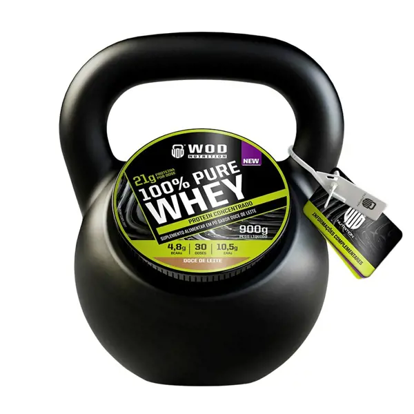 Whey Protein Doce De Leite 100% Pure 900G - Bevrock Beverage Ltda - 618341616134