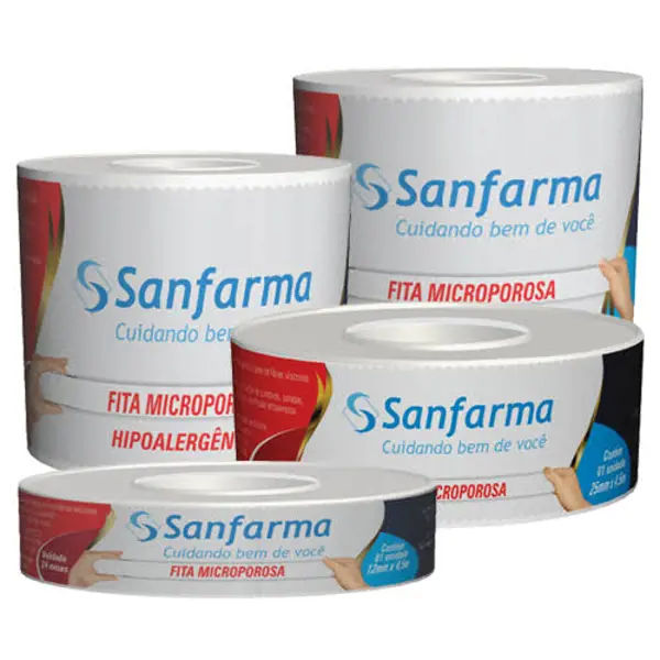 Fita Microporosa 12Mmx4,5M - Sanfarma - 7898108640975