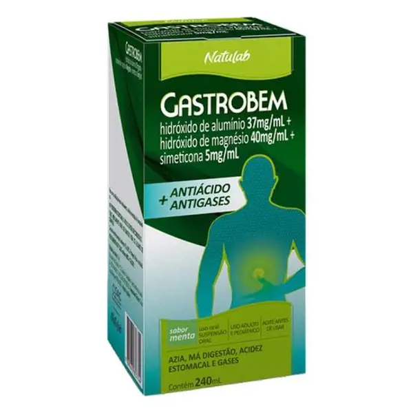 Gastrobem Susp 240Ml - Natulab - 7899470807744