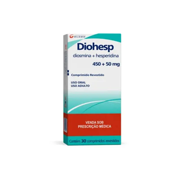 Diohesp 450+50Mg 30Cpr Rev - Globo - 7899620912106