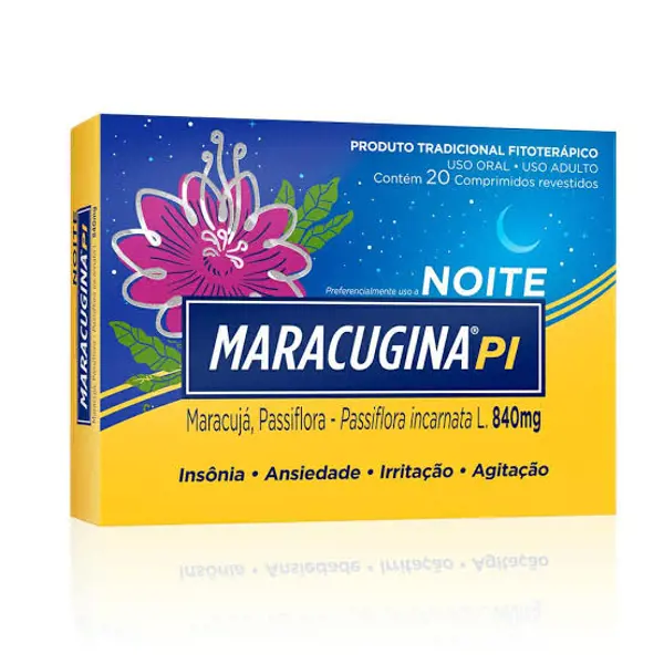 Maracugina Pi 840Mg Noite 20Cpr - Hypera - 7896094918894