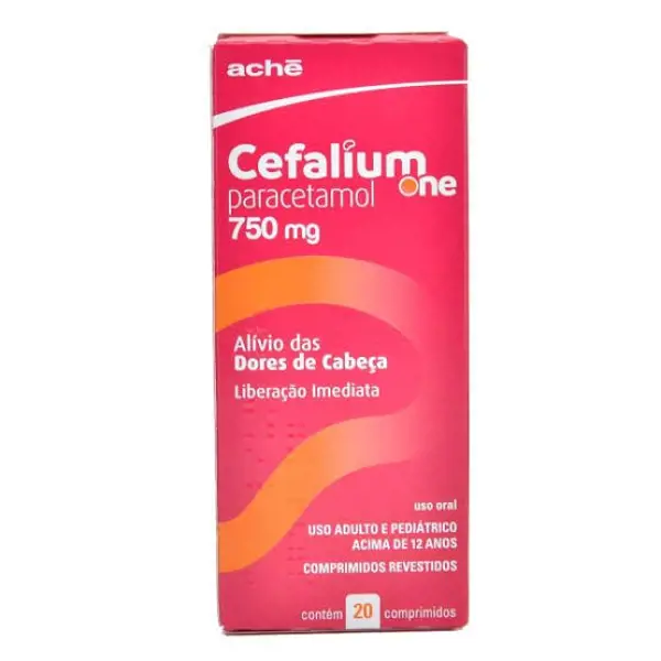 Cefalium One 750Mg 20Cpr Rev (L) - Ache Mip - 7896658036057