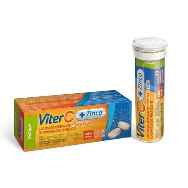 Viter C Zinco 1G+10Mg 10Cpr Eferv - Naturelife - 7899898601559