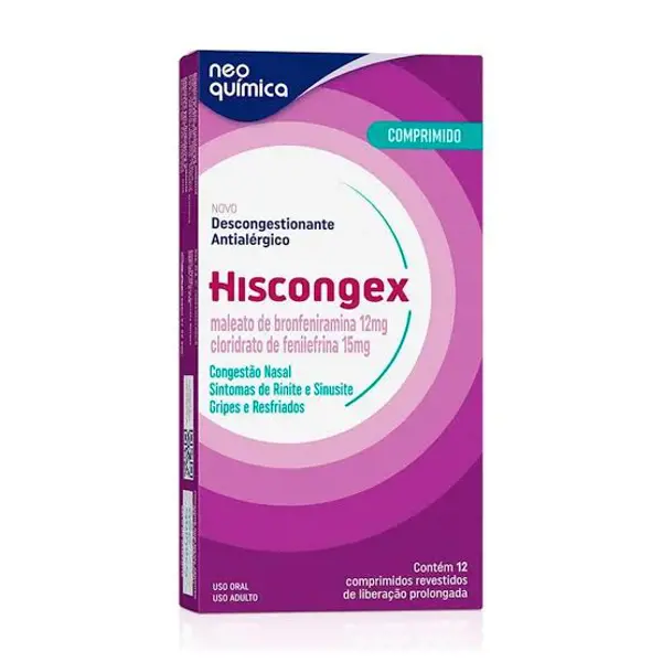 Hiscongex 12Cpr - Neo Quimica - 7896714295152