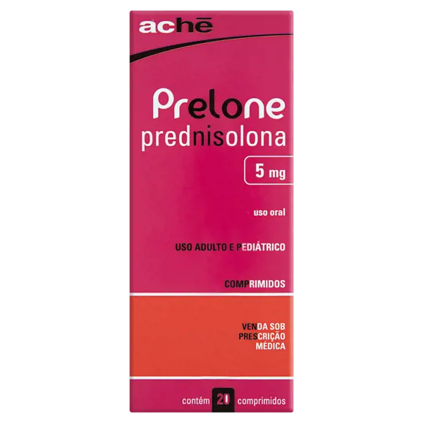 Prelone 5Mg 20Cpr (L) - Ache - 7896658005763