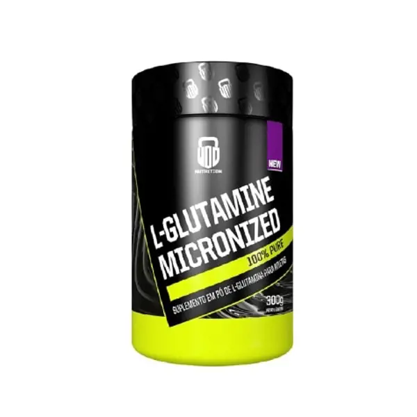 Glutamina Micronizada 100% 300G - Bevrock Beverage Ltda - 619205943151