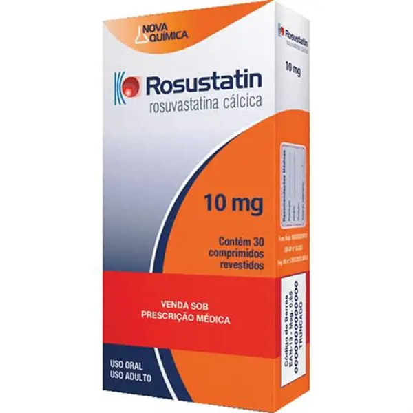 Rosustatin 10Mg 30Cpr Rev - Multilab - 7895296096157