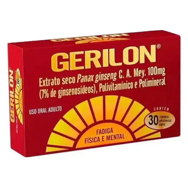 Gerilon 30Caps Gelatinosa - Cifarma