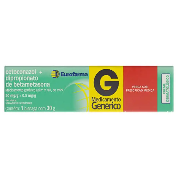 Cetoconazol+Betamet Cr Derm 30G - Ems Generico - 7896004705125