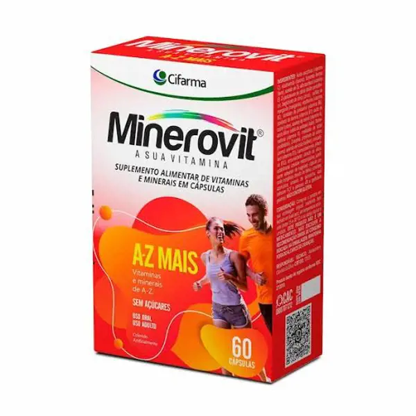 Minerovit Az Mais 60Caps - Cifarma Gen-Similar - 7898495609395