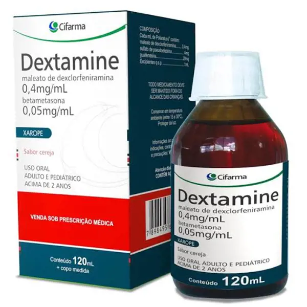 Dextamine 0,4+0,05Mg/Ml Xpe 120Ml+Copo (Pet) - Cifarma Gen-Similar - 7908020507024