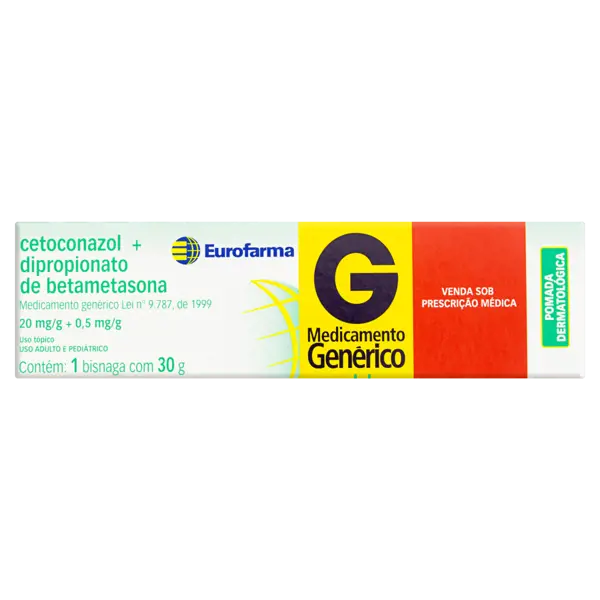 Cetoconazol+Betamet Pom Derm 30G - Eurofarma Generico - 7891317002459